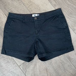 Old Navy Women’s Black Chino Shorts, Size 12